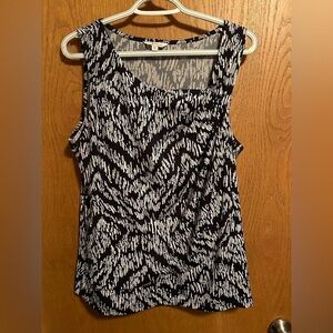 black and white tank top 1 X from  reitmans